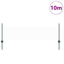 Clôture hexagonale avec poteau 10 x 0,5 m Vert Maille 637163637163