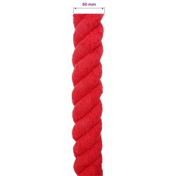 Corde Rouge 6 x 6 x 500 cm Coton 637188637188