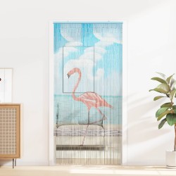 Rideau de porte anti-insectes multicolore 200 x 100 cm Bambou 637189637189