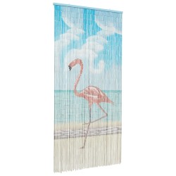 Rideau de porte anti-insectes multicolore 200 x 100 cm Bambou 637189637189