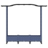 Lit Élevé avec Treillis et Toit Gris 169 x 40 x 129 cm PP 637203637203
