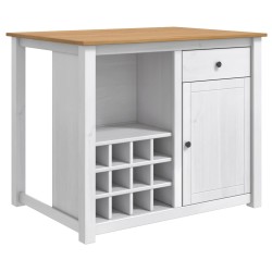 Chariot de cuisine PANAMA 2 pcs Blanc et Cire de Miel 637208637208
