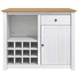 Chariot de cuisine PANAMA 2 pcs Blanc et Cire de Miel 637208637208