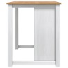Chariot de cuisine PANAMA 2 pcs Blanc et Cire de Miel 637208637208