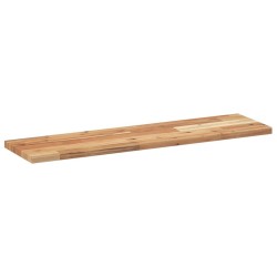 Dessus de table rectangulaire 80x20x2 cm bois massif d'acacia 637210637210
