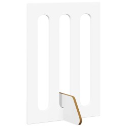 Clôture pliable pour animaux 4 pcs Blanc 201 x 38 x 70 cm 637212637212