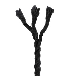Corde Noir 0,6 x 0,6 x 50000 cm Coton 637219637219