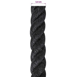 Corde en Jute 24 Noir Jute 100% Tossa 637223637223