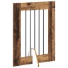 Porte de chien pliable avec supports 2 pcs Bois ancien 120,5 cm 637224637224