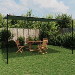 Pavillon 4 x 3,98 x 2,67 m Vert Polyester et Acier 637234637234