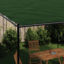 Pavillon 4 x 3,98 x 2,67 m Vert Polyester et Acier 637234637234