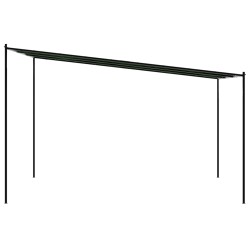 Pavillon 4 x 3,98 x 2,67 m Vert Polyester et Acier 637234637234