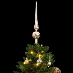 Sapin de Noël artificiel articulé 150 LED et boules 120 cm 637252637252