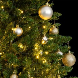Sapin de Noël artificiel articulé 150 LED et boules 120 cm 637252637252