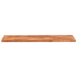 Dessus de table 160x50x2,5cm rectangulaire bois massif d'acacia 637261637261