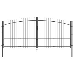 Porte Double Woerden Gris 400 x 224,5 cm Acier 637268637268