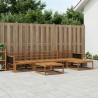 Ensemble de canapés d'extérieur 6 pcs Naturel 637295637295
