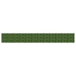 Écran de balcon avec feuilles Vert 600 x 75 cm 637296637296