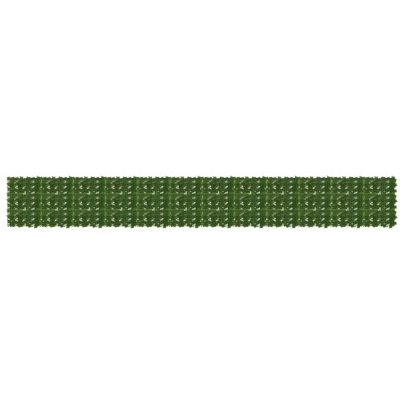 Écran de balcon avec feuilles Vert 600 x 75 cm 637296637296