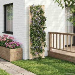Trellis avec pique Blanc 43 x 6 x 165 cm PP 637312637312