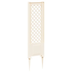 Trellis avec pique Blanc 43 x 6 x 165 cm PP 637312637312