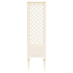 Trellis avec pique Blanc 43 x 6 x 165 cm PP 637312637312