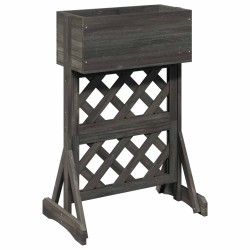 Trellis de jardin vertical Gris 48 x 30 x 70,5 cm 637313637313