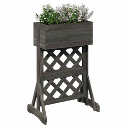 Trellis de jardin vertical Gris 48 x 30 x 70,5 cm 637313637313