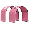 Tunnel de lit 2 pcs Rose 211 x 52,5 x 2 cm Polyester 637314637314