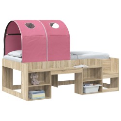 Tunnel de lit 2 pcs Rose 211 x 52,5 x 2 cm Polyester 637314637314