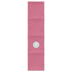 Tunnel de lit 2 pcs Rose 211 x 52,5 x 2 cm Polyester 637314637314