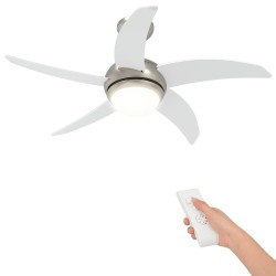 Ventilateur de plafond avec lumière et télécommande Ø 110 cm 637319637319