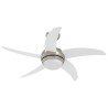 Ventilateur de plafond avec lumière et télécommande Ø 110 cm 637319637319