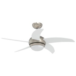 Ventilateur de plafond avec lumière et télécommande Ø 110 cm 637319637319