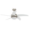 Ventilateur de plafond avec lumière et télécommande Ø 110 cm 637319637319