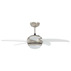Ventilateur de plafond avec lumière et télécommande Ø 110 cm 637319637319