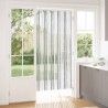 Rideau anti-insectes en chenille Gris et blanc 90 x 200 cm 637333637333