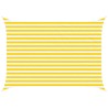 Voile d'ombre Jaune et blanc 3,5 x 2,5 m 100 % polyester Oxford 637343637343