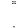 Lampadaire à 3 têtes Noir 16 x 16 x 187 cm Aluminium et ABS 637354637354