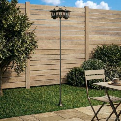 Lampadaire à 3 têtes Noir 16 x 16 x 187 cm Aluminium et ABS 637354637354