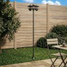 Lampadaire à 3 têtes Noir 16 x 16 x 187 cm Aluminium et ABS 637354637354