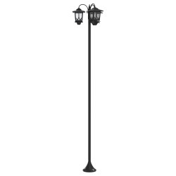 Lampadaire à 3 têtes Noir 16 x 16 x 187 cm Aluminium et ABS 637354637354