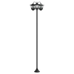 Lampadaire à 3 têtes Noir 16 x 16 x 187 cm Aluminium et ABS 637354637354