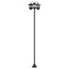 Lampadaire à 3 têtes Noir 16 x 16 x 187 cm Aluminium et ABS 637354637354