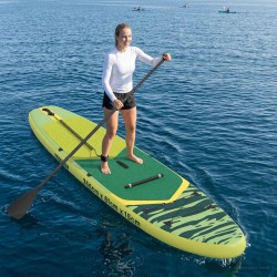 Planche de SUP avec siège 2-en-1 POSEIDON 366 x 81 x 15 cm Vert 637379637379