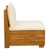 Sofa de jardin milieu Bois d'Acacia Massif Marron 637384637384