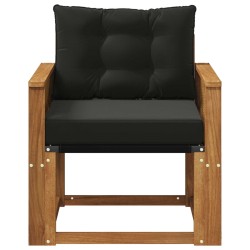 Sofa de milieu extérieur Bois d'Acacia Massif Naturel 637387637387