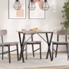 Pieds de table à manger cadre en X 80x40x73 cm acier 637398637398