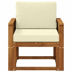 Sofa de milieu extérieur Bois d'Acacia Massif Naturel 637399637399