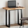 Dessus de table rectangulaire 60x50x4 cm bois massif d'acacia 637415637415
